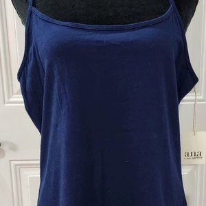 a.n.a - American Navy Blue Cami - X-Large